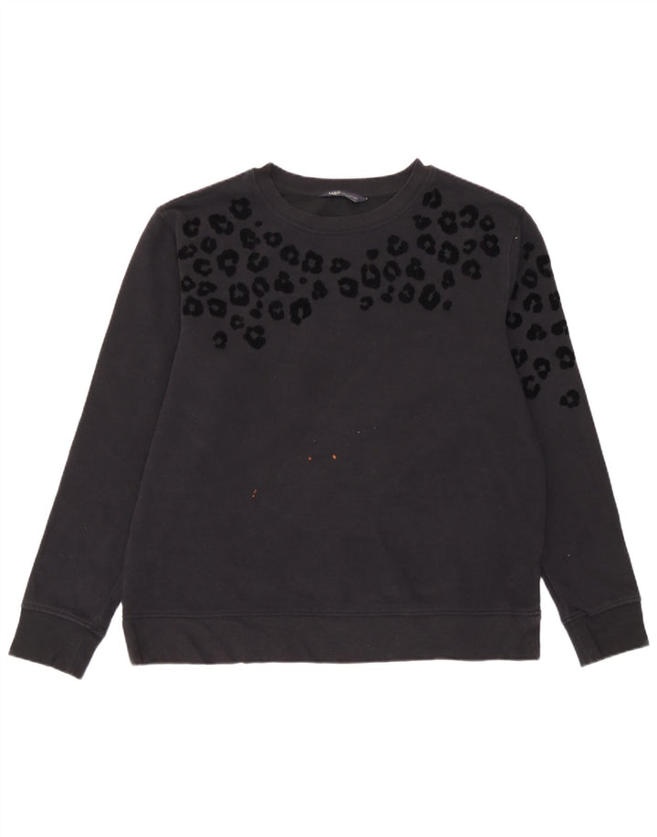 Pulover pentru femei Marks & Spencer, 14 UK 14 Medium Black Animal Print