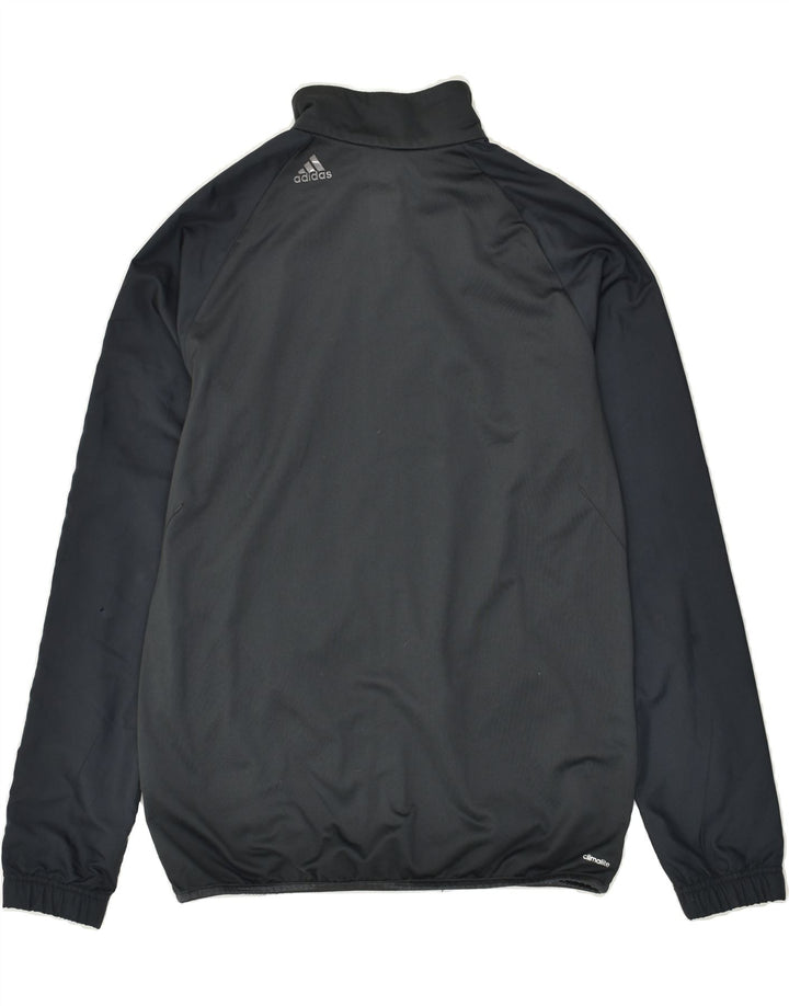 ADIDAS Boys MESSI Graphic Tracksuit Top Jacket 15-16 Years Grey Geometric | Vintage Adidas | Thrift | Second-Hand Adidas | Used Clothing | Messina Hembry 
