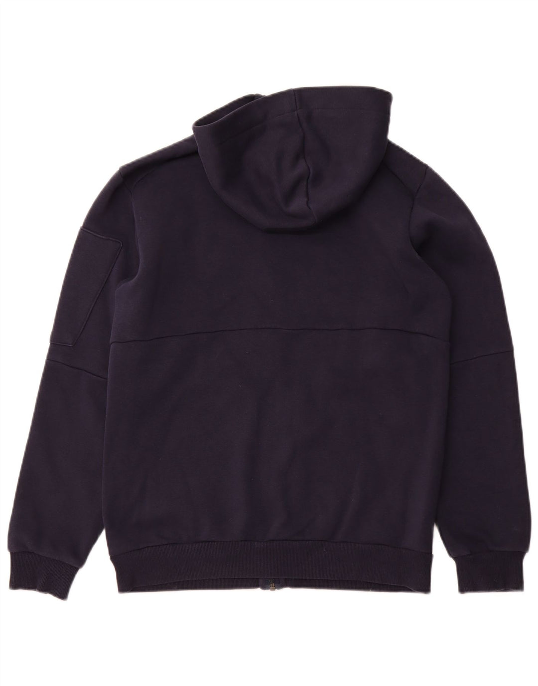 Pulover ADIDAS pentru bărbați, cu fermoar, bumbac, albastru mic