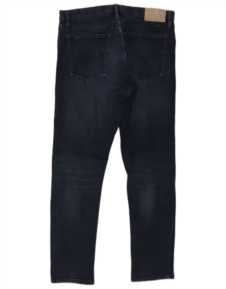 Blugi slim pentru bărbați Calvin Klein W34 L32 bleumarin