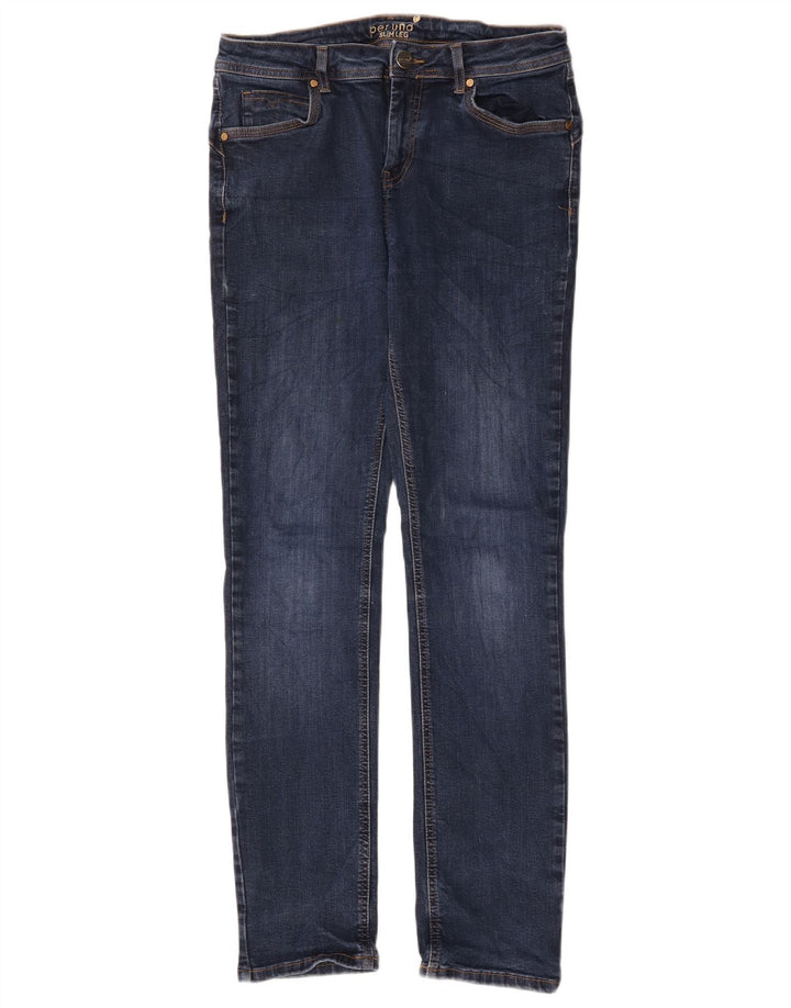 Marks & Spencer blugi slim pentru femei Per Una UK 12 Medium W32 L30 bleumarin