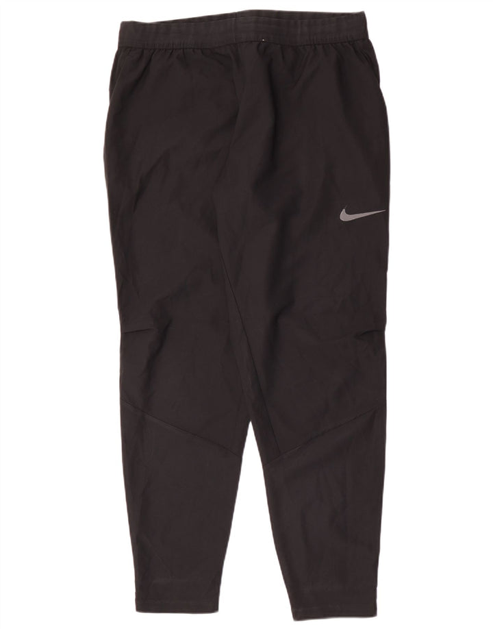 Pantaloni de trening Nike Dri Fit pentru bărbați Pantaloni de jogging, mari, negru, poliester