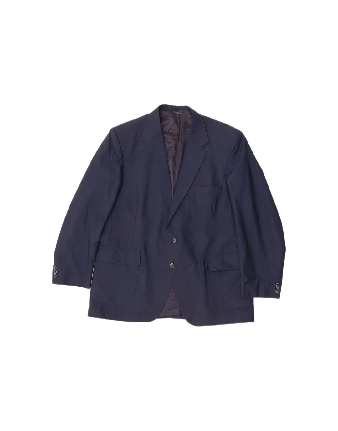 FARAH Mens 2 Button Blazer Jacket US 46 3XL Navy Blue Vintage Farah and Second-Hand Farah from Messina Hembry 