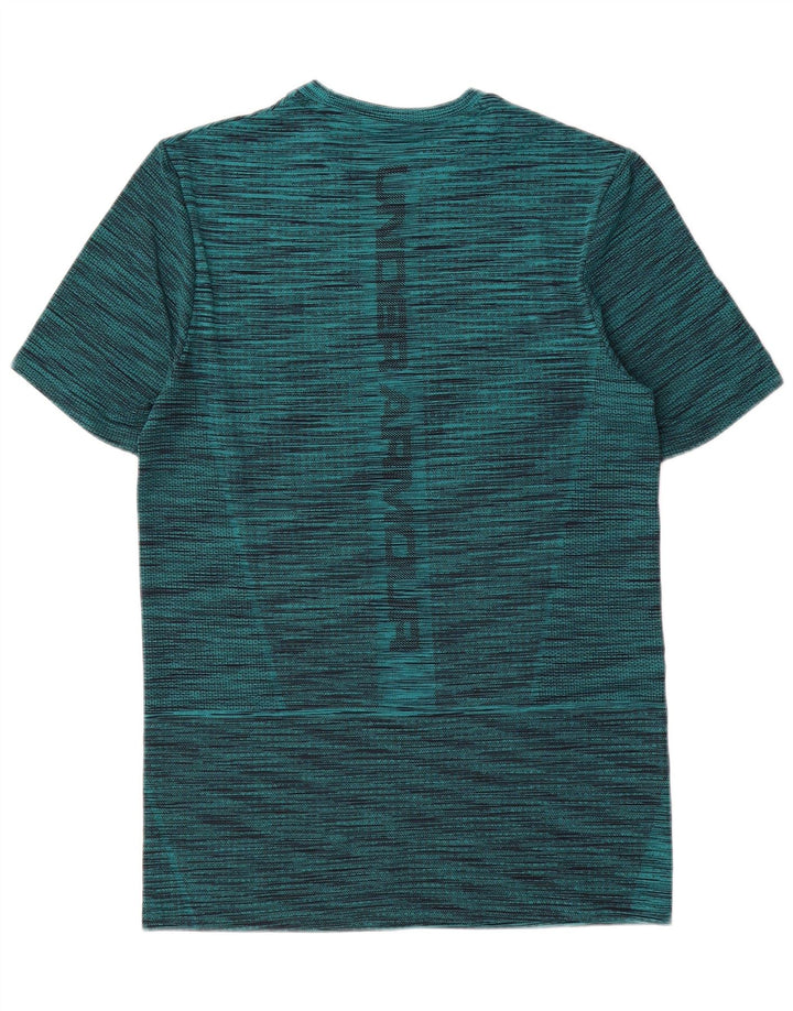 Tricou Under Armour pentru bărbați Top Small Green Pinstripe