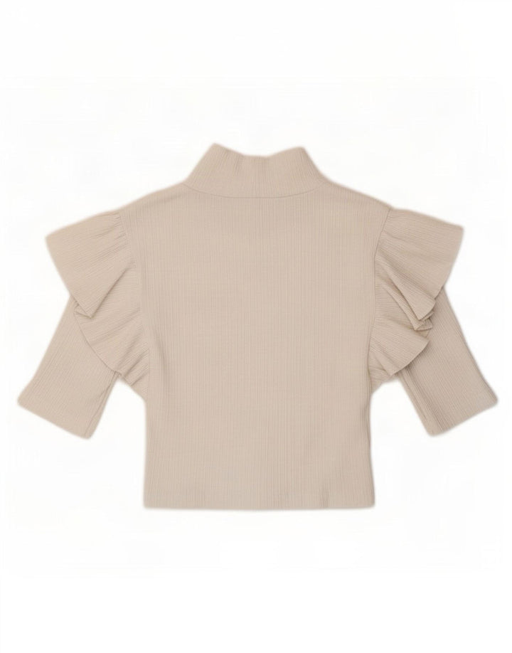 Crop Top pentru femei Zara UK 8 Small White
