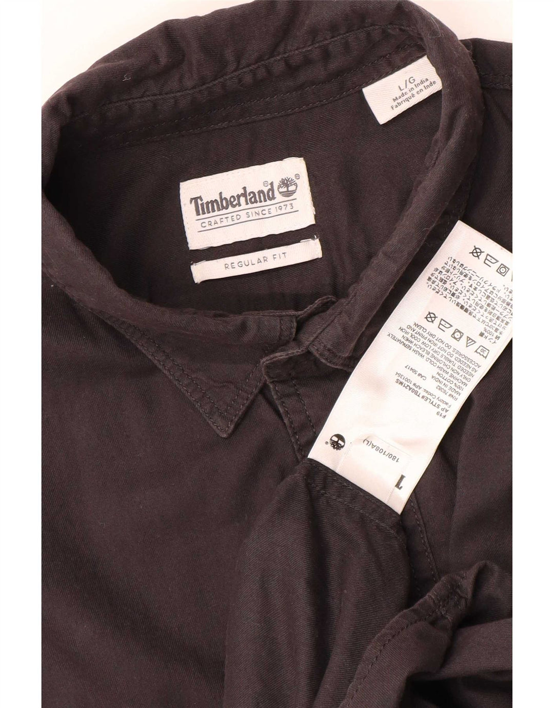 Cămașă Timberland Regular Fit pentru bărbați, mare, gri, bumbac