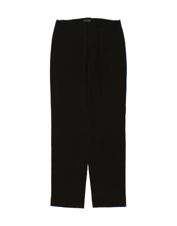 DOCKERS Womens Straight Casual Trousers W30 L30 Black Vintage Dockers and Second-Hand Dockers from Messina Hembry 