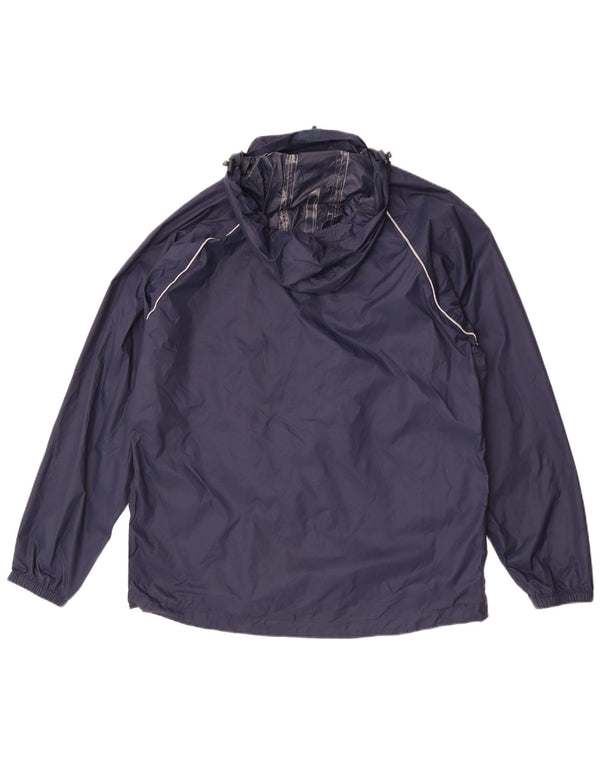 Jachetă de ploaie cu glugă pentru bărbați Mountain Warehouse UK 38 Medium Navy Blue Marine