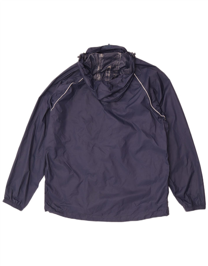 Jachetă de ploaie cu glugă pentru bărbați Mountain Warehouse UK 38 Medium Navy Blue Marine