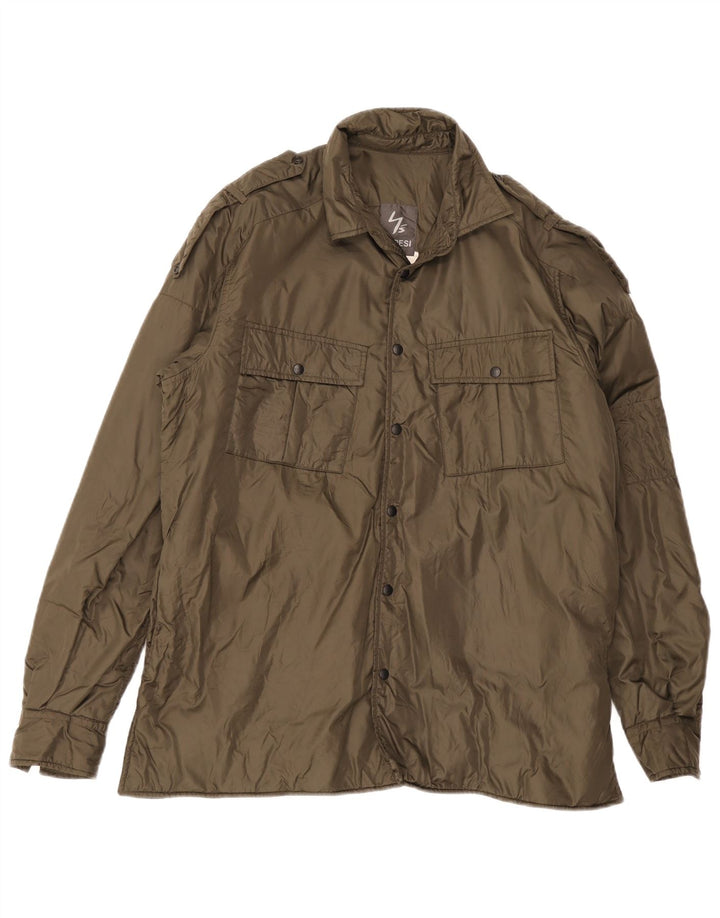 Jachetă militară pentru bărbați Aspesi UK 38 Medium Khaki Nylon