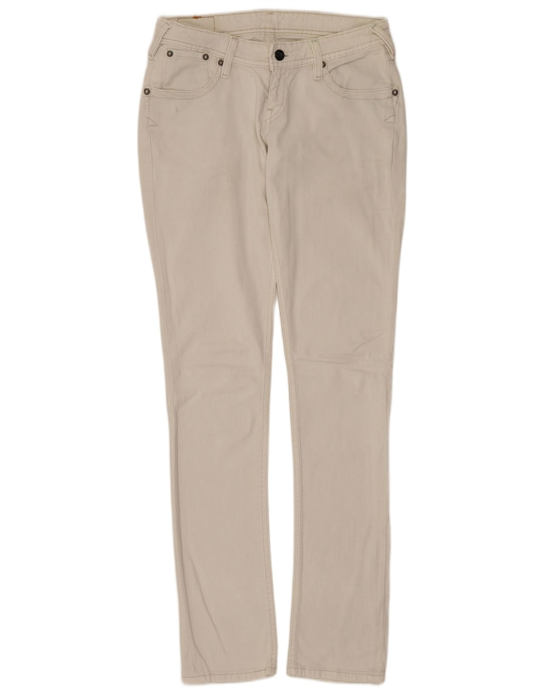 Blugi slim pentru femei Levi's W29 L34 bumbac alb