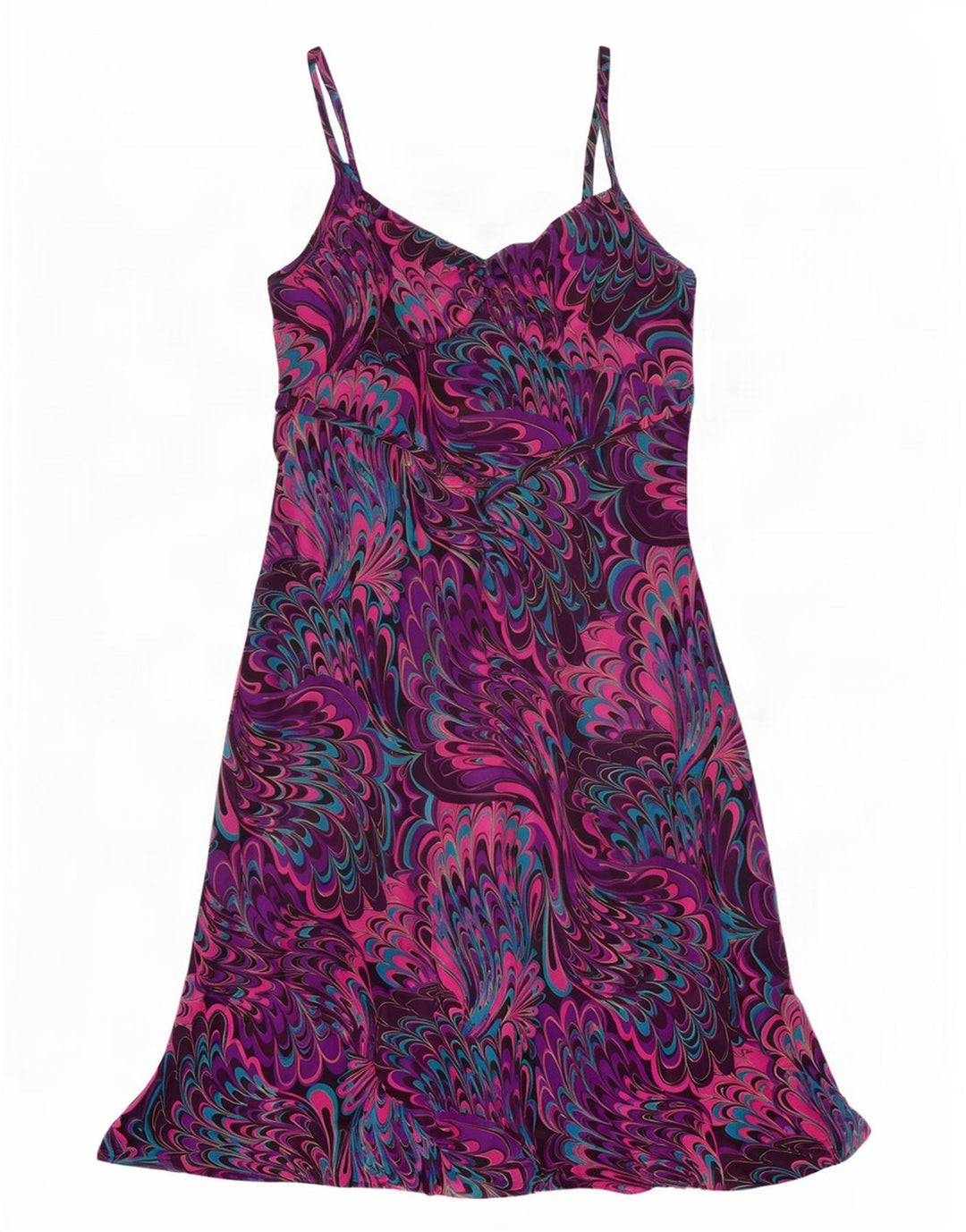 Joanna Hope rochie slip pentru femei cu model abstract UK 16 mare multicoloră