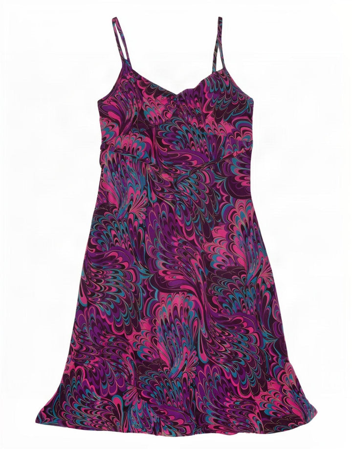 Joanna Hope rochie slip pentru femei cu model abstract UK 16 mare multicoloră