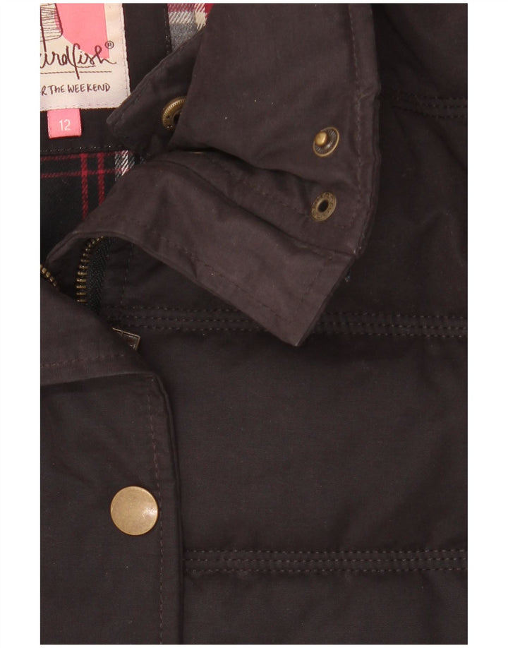 Jachetă căptușită pentru femei Weird Fish UK 12 Poliester mediu negru