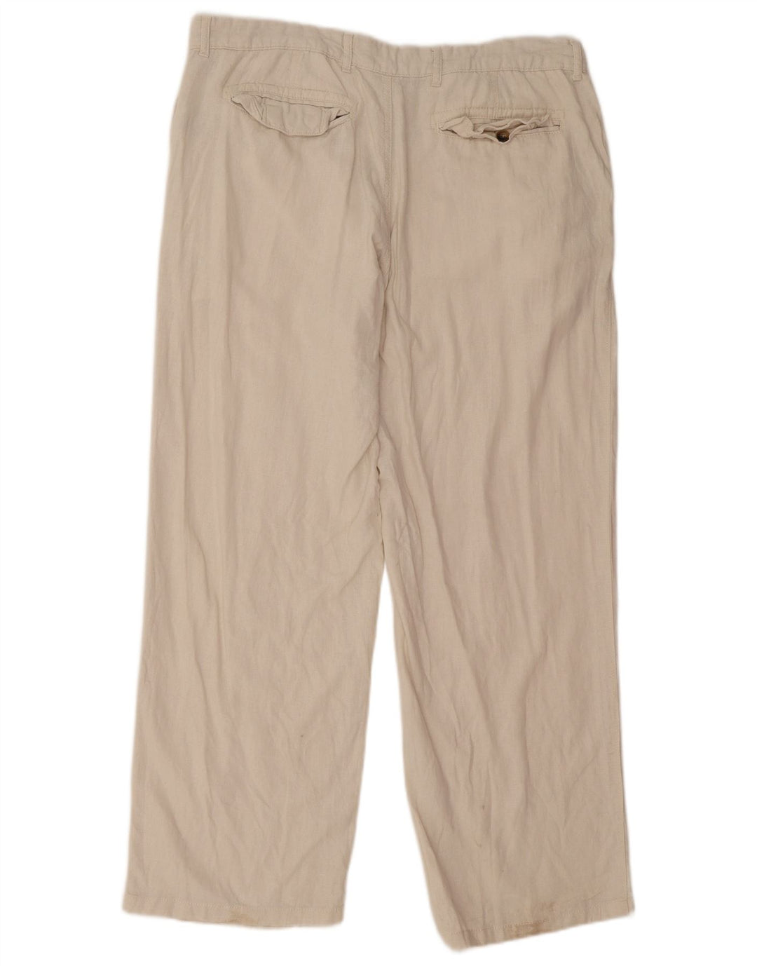 Pantaloni chino obișnuiți, drepti, pentru bărbați, Marks & Spencer, W38 L31, alb