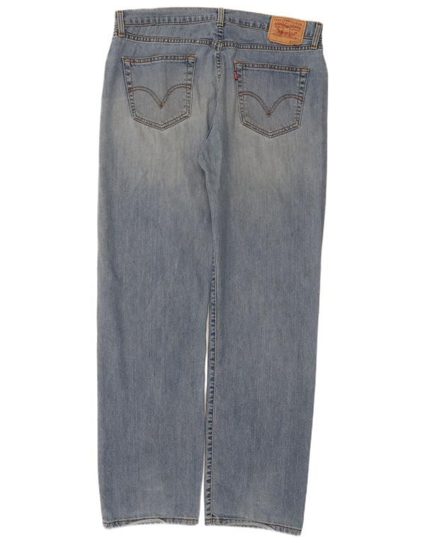 Blugi drepti pentru bărbați Levi's W38 L34 Bumbac albastru