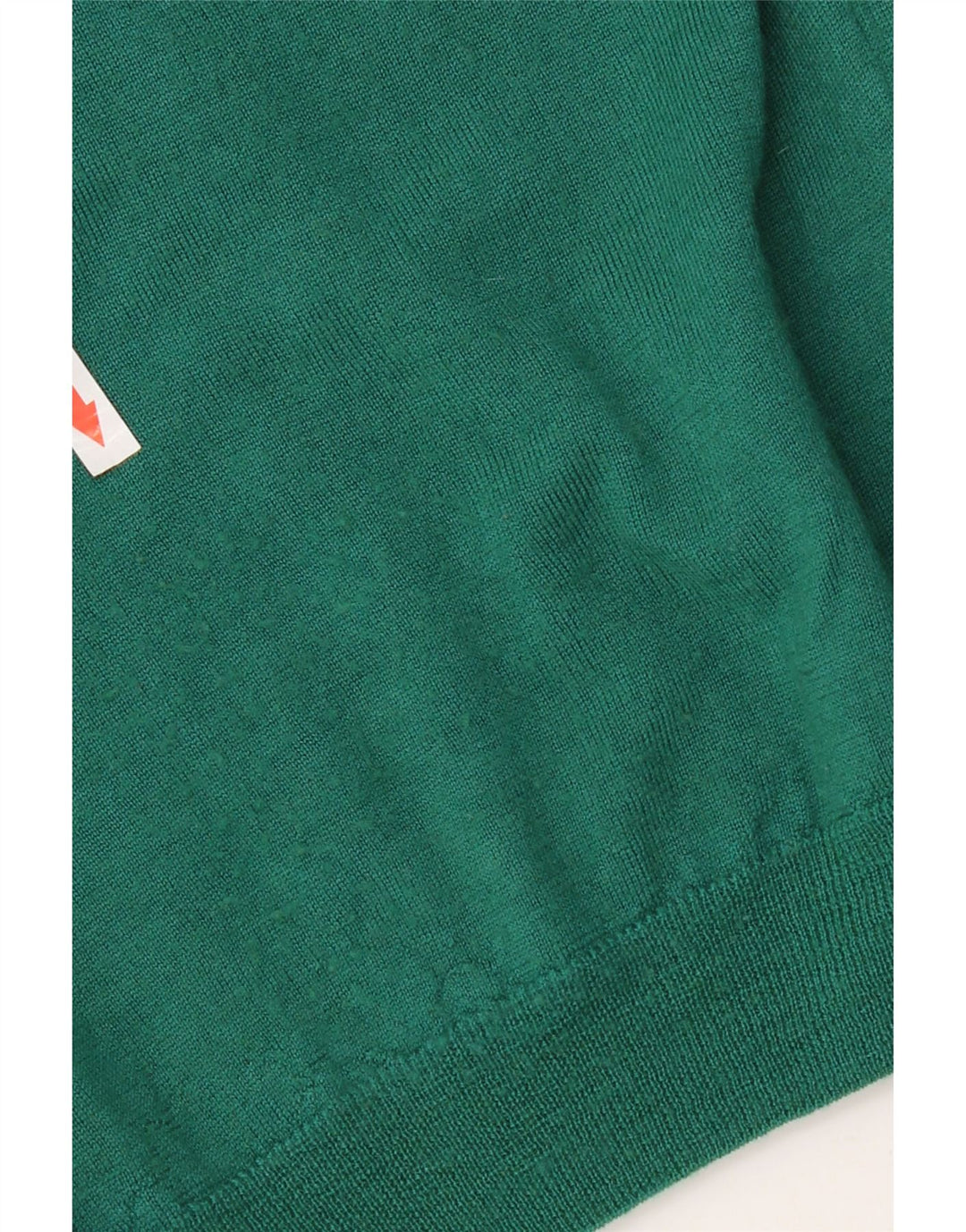 Pulover pentru femei Liu Jo cu decolteu triplu UK 12 Lână virgină verde mediu