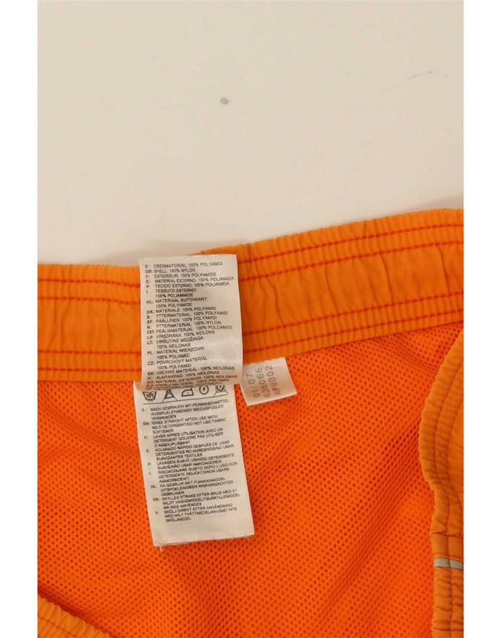 Pantaloni scurți de înot Adidas pentru bărbați, nailon mare portocaliu