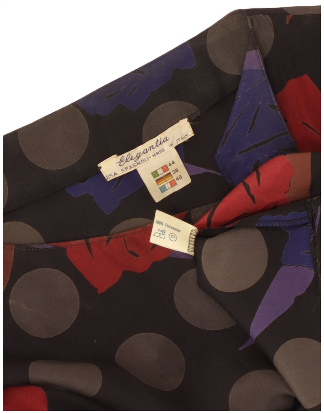 Rochie Cort Vintage Femei cu maneci lungi IT 44 Medium Multicolor Floral