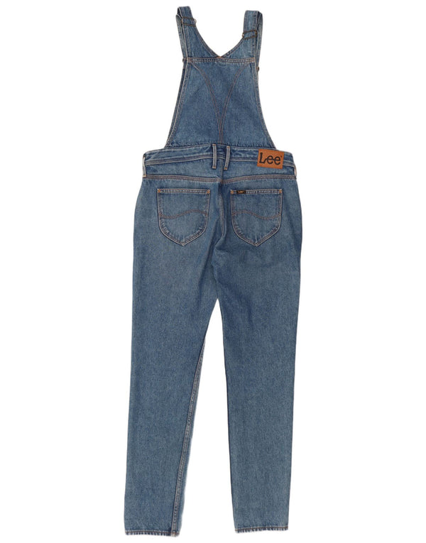 Salopete LEE pentru femei, cu croiala relaxată, blugi subțiri Mici L34 L31 Bumbac albastru