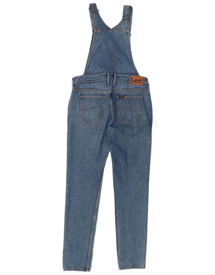 Salopete LEE pentru femei, cu croiala relaxată, blugi subțiri Mici L34 L31 Bumbac albastru