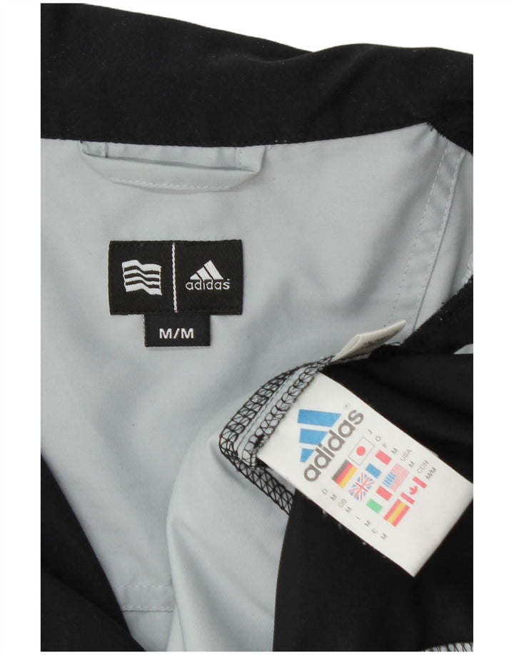 Top de trening Adidas Climashell pentru bărbați, cu fermoar și gât, albastru mediu