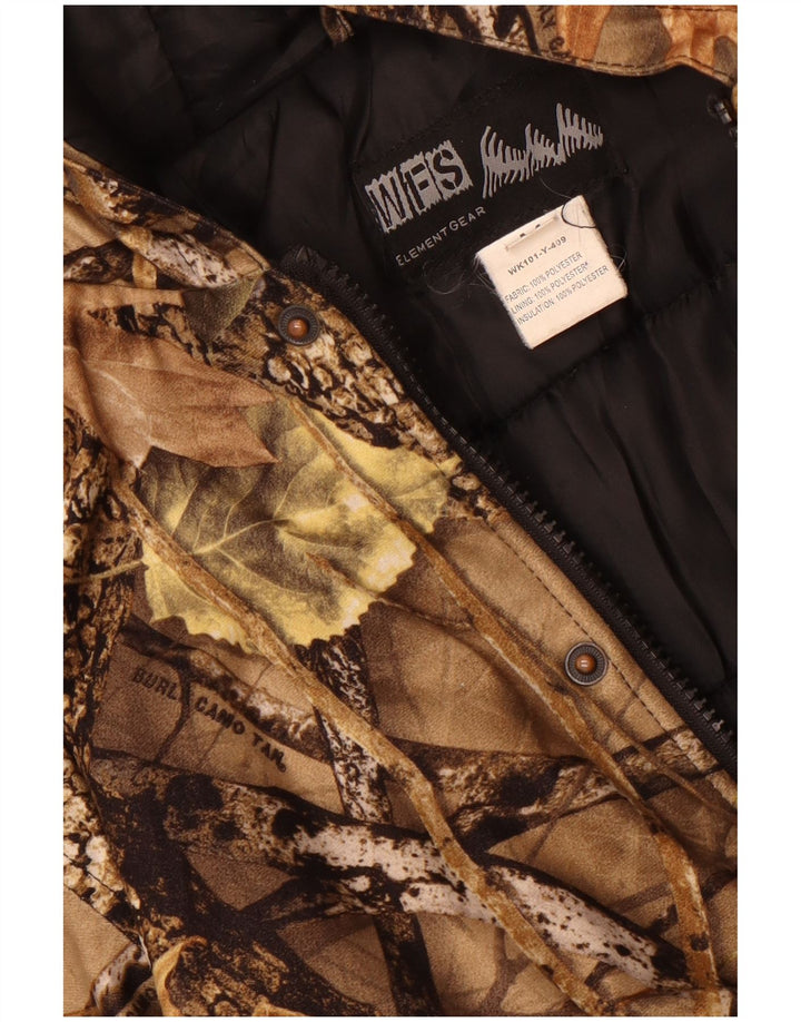 Jachetă bomber pentru băieți WFS Element Gear 11-12 ani, camuflaj mediu kaki
