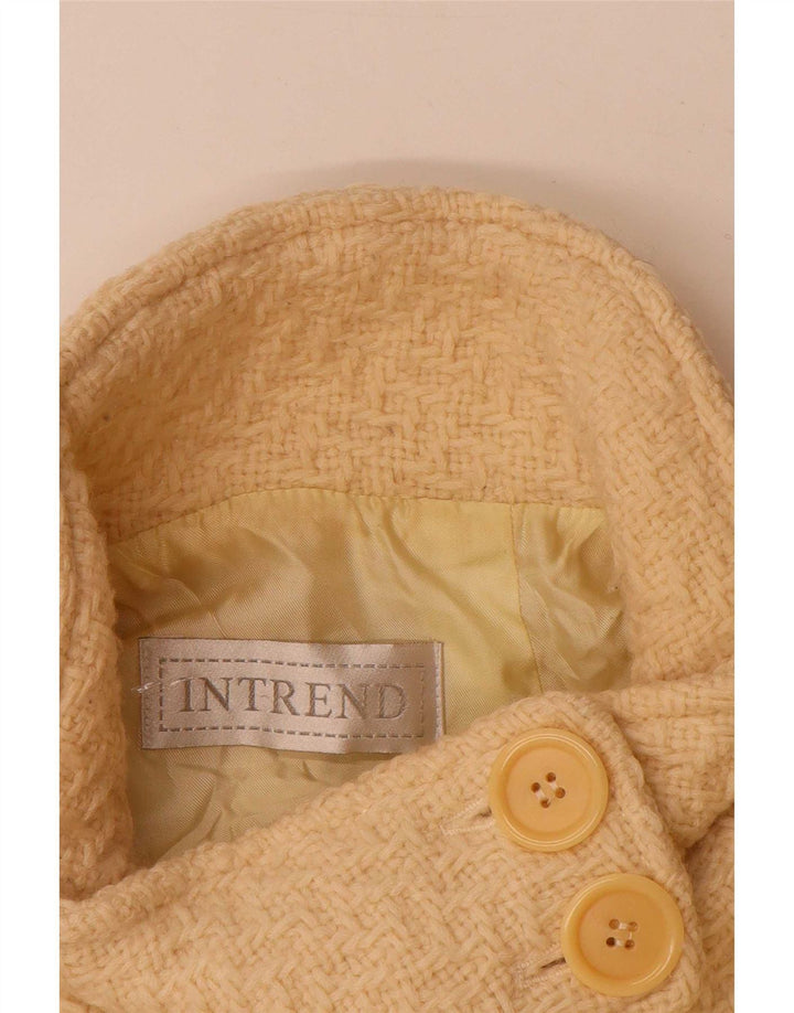 Palton pentru femei Intrend UK 14 Medium Beige Lână virgină