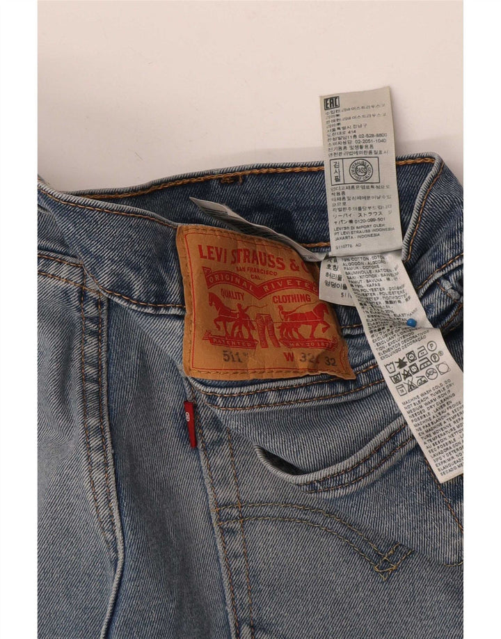 Blugi Levi's 511 Slim pentru bărbați W32 L32 Bumbac albastru