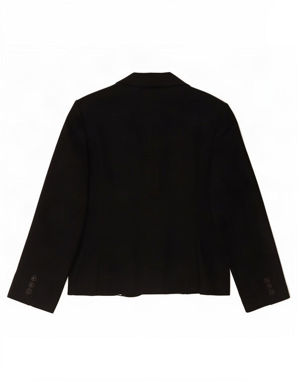 Jachetă pentru femei Marks & Spencer cu 5 nasturi, UK 18 XL, poliester negru