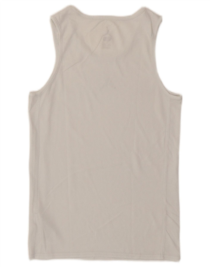 Vesta Jordan Dri Fit pentru bărbați, mic, alb, din bumbac