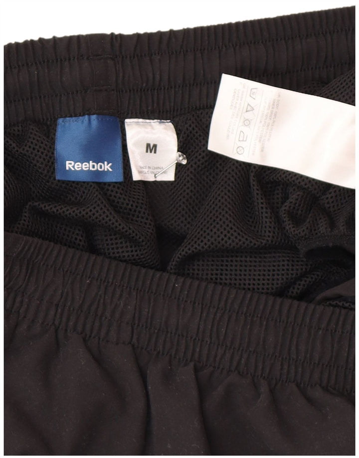 Pantaloni scurți de înot Reebok pentru bărbați, poliester mediu negru