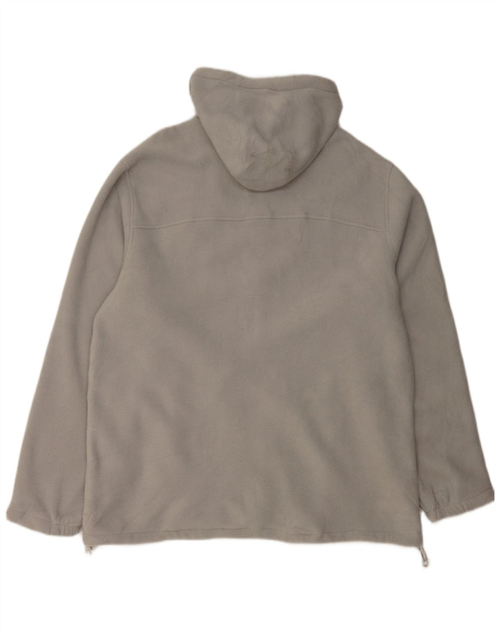 Jachetă din lână cu glugă Reebok pentru bărbați UK 42 XL poliester gri
