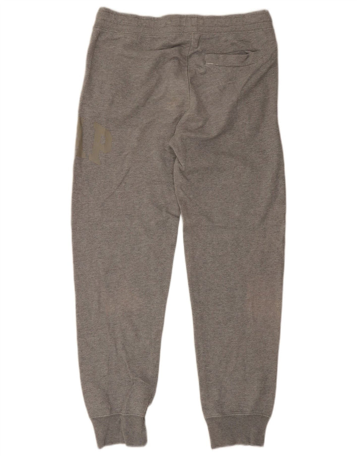 Gap Pantaloni de trening grafic pentru bărbați Pantaloni de jogging Bumbac gri mic