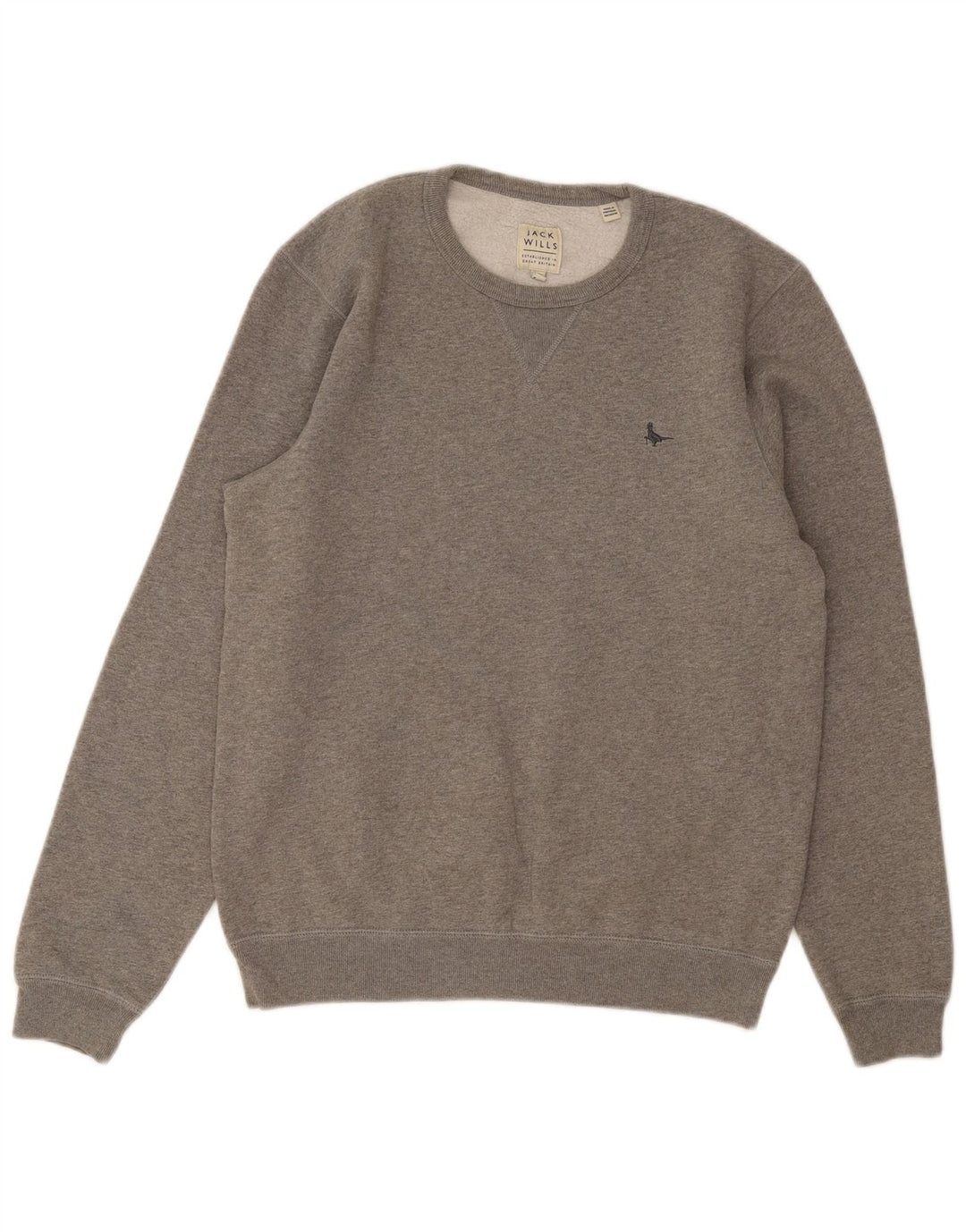 Pulover Jack Wills pentru bărbați, bumbac, gri mediu