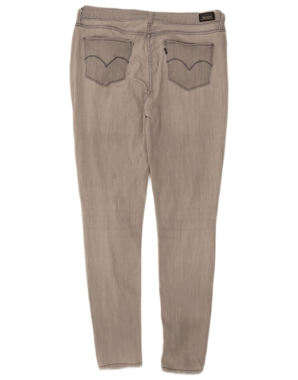 Blugi skinny pentru femei cu talie joasă Levi's W31 L30 bumbac gri