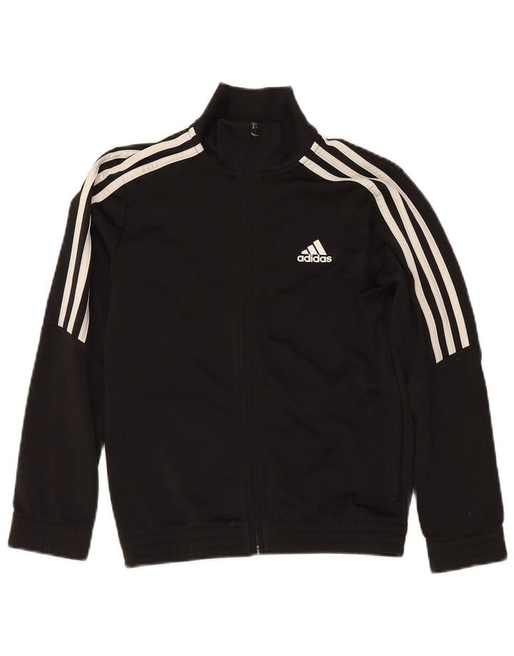 Jachetă de trening pentru băieți Adidas 9-10 ani poliester negru