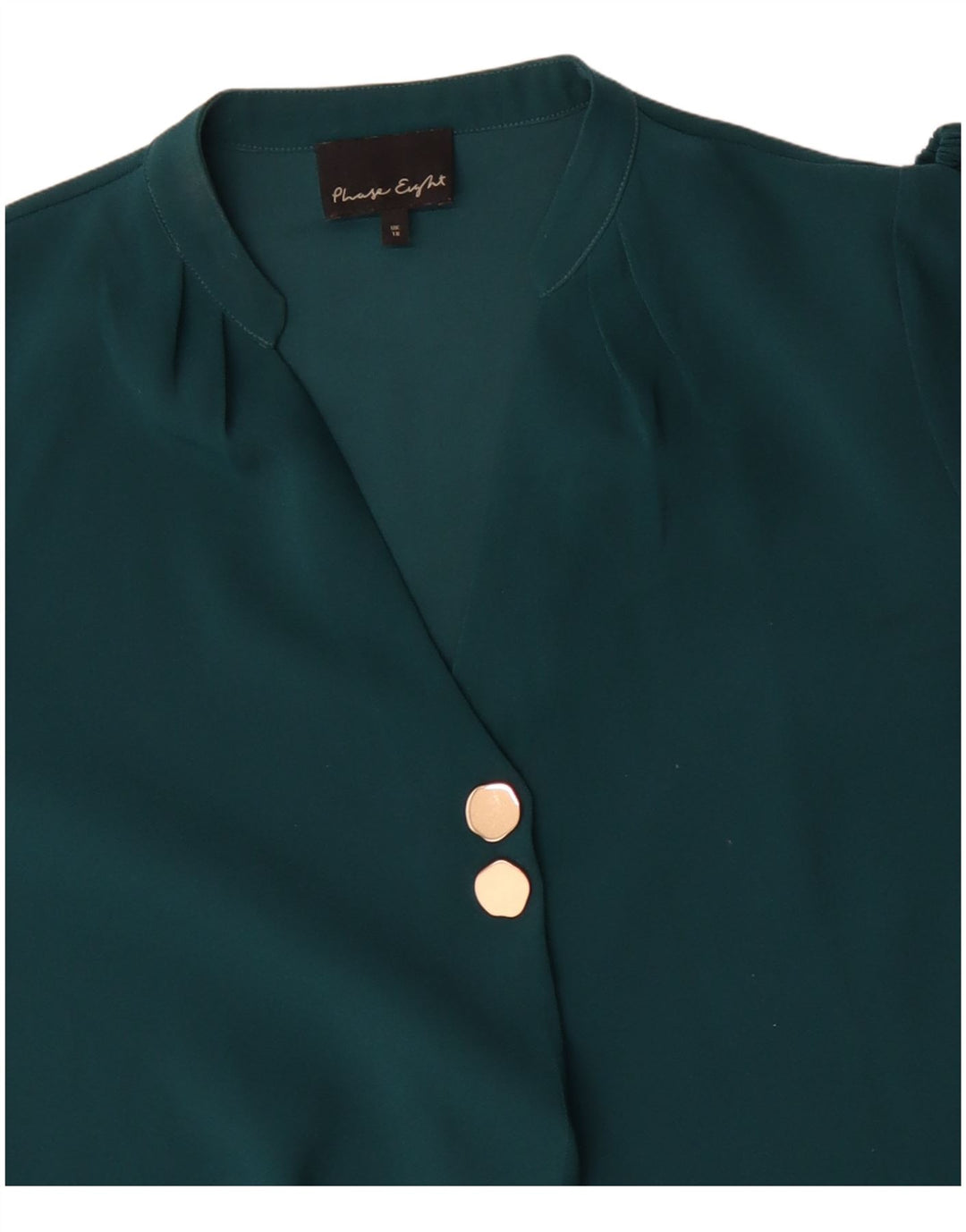 PHASE EIGHT Bluză pentru femei supradimensionată cu mâneci 3/4, UK 18 XL, verde