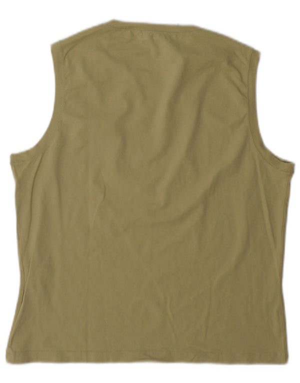 Vestă Sportmax Femei Top UK 14 Mare Kaki Bumbac