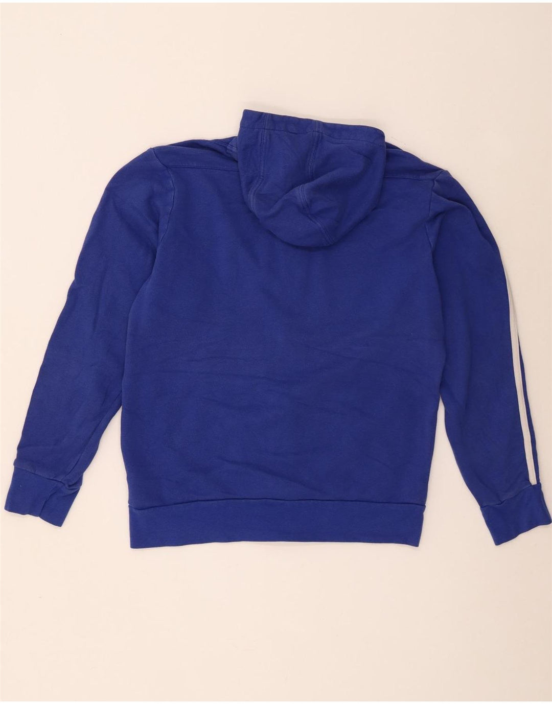 Pulover Adidas pentru bărbați, cu fermoar, din bumbac colorblock, albastru mediu