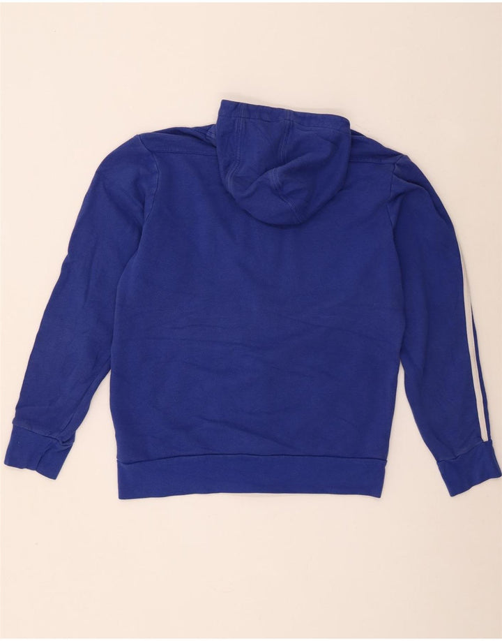 Pulover Adidas pentru bărbați, cu fermoar, din bumbac colorblock, albastru mediu