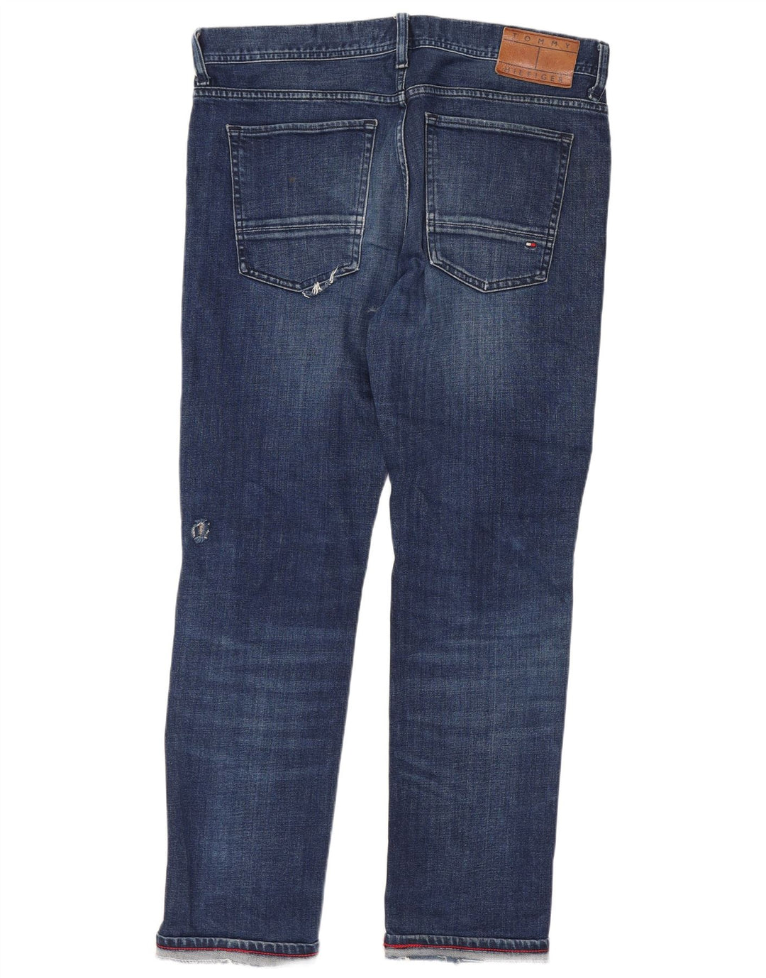 Blugi Tommy Hilfiger pentru femei Bleecker Slim W13 L28 Bumbac albastru