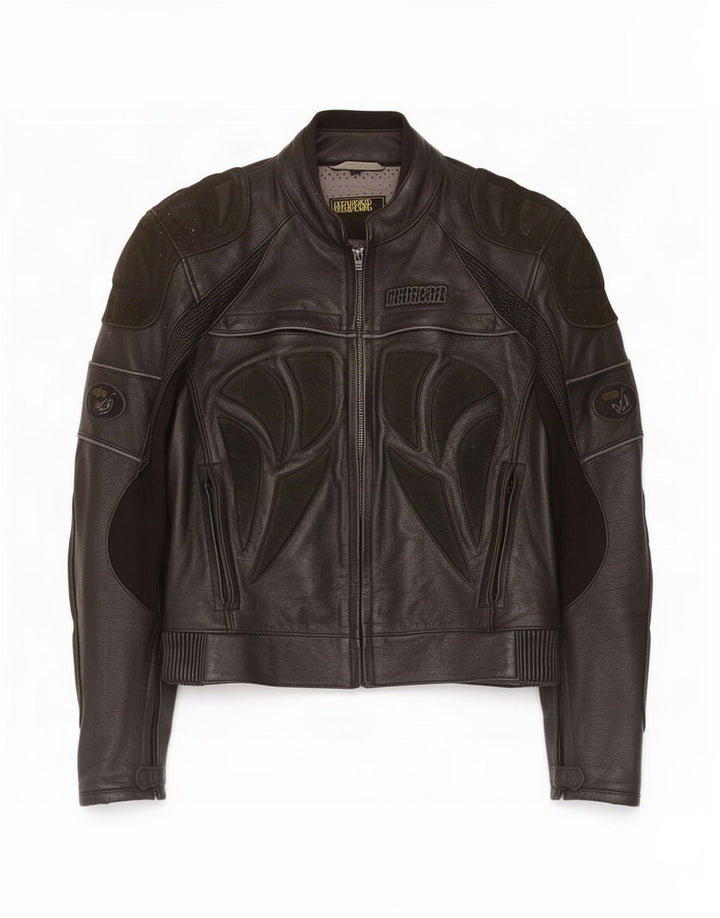 Jachetă Racer din piele pentru bărbați Streetfighter IT 48 Medium Black