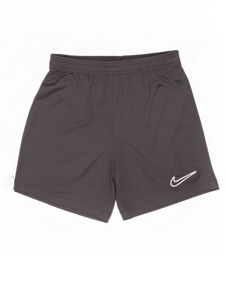 Pantaloni scurți sport Nike Dri Fit pentru băieți 8-9 ani, mici, negru, poliester color bloc