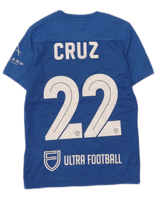 Tricou grafic Nike Dri Fit pentru băieți Top 8-9 ani Poliester albastru mic