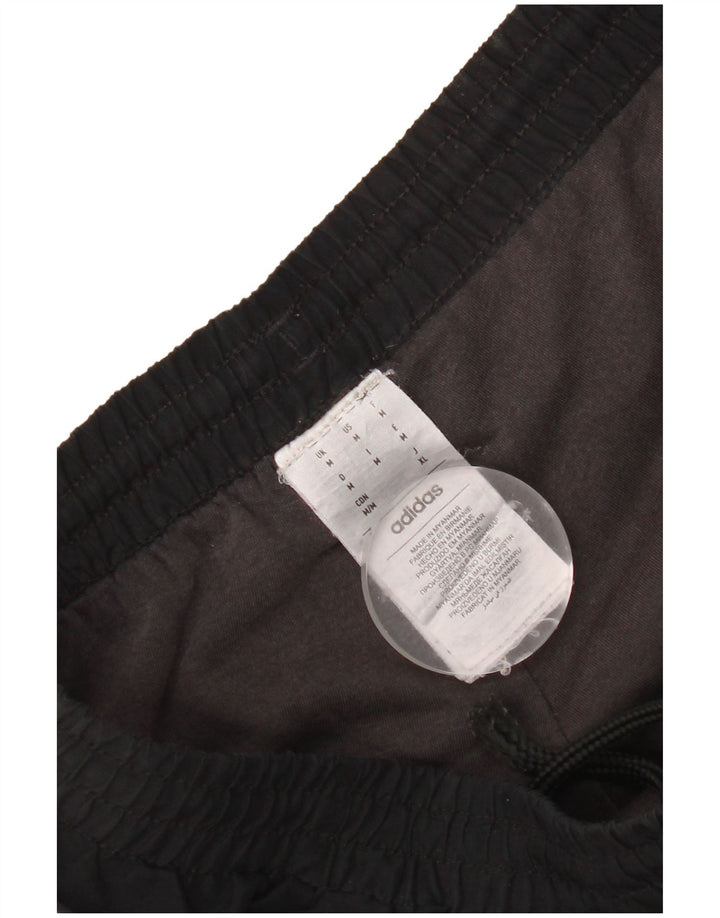 Pantaloni de trening pentru bărbați Adidas Pantaloni de jogging Mediu Negru Poliester color bloc