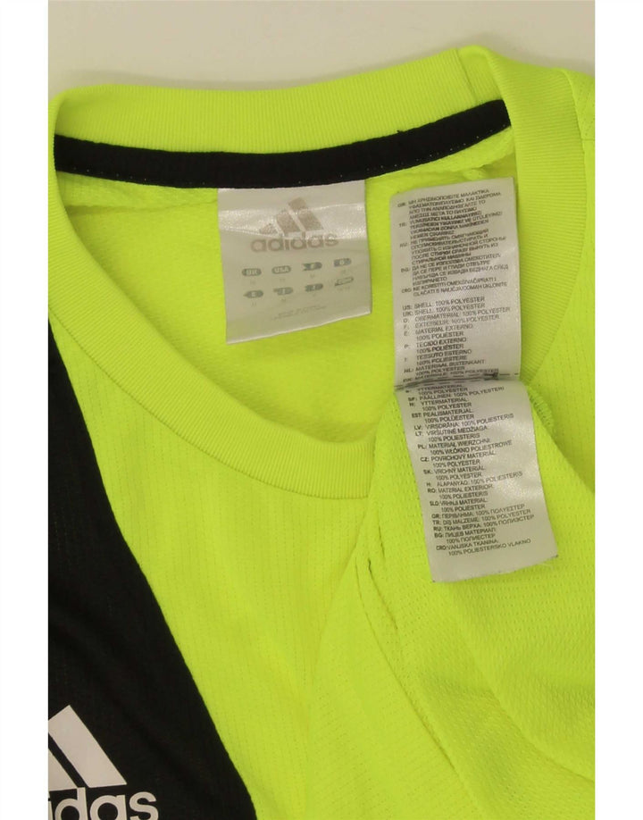 Tricou grafic pentru bărbați Adidas Top Mediu Verde Poliester Colorblock