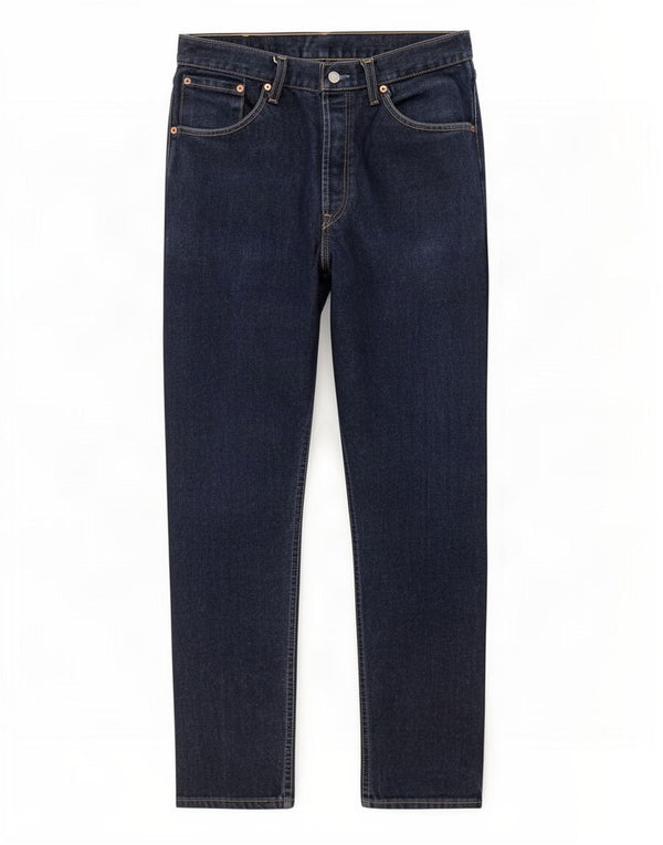 Blugi drepti pentru bărbați Levi's 522 W34 L30 bumbac bleumarin