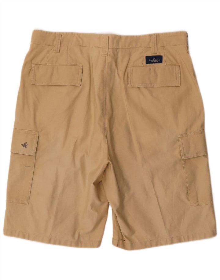Pantaloni scurți cargo Brooksfield pentru bărbați IT 52 XL W38 bumbac bej