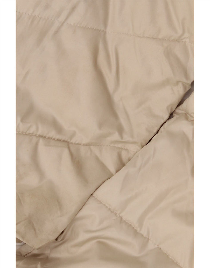 Palton capitonat supradimensionat cu glugă pentru femei Marks & Spencer UK 14 Medium Off White